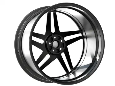 HRE RS307M Low-poly 3D model