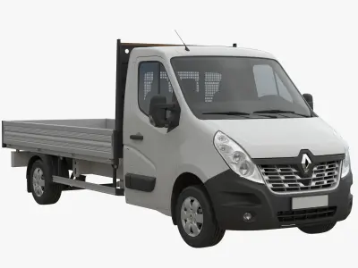 Renault Master Flatbed FWD 2015 L3H1 3D model