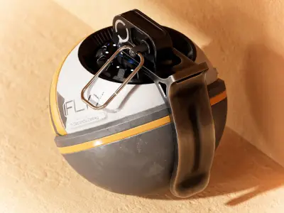 Sci-fi Grenade Flyx PBR Low-poly 3D model