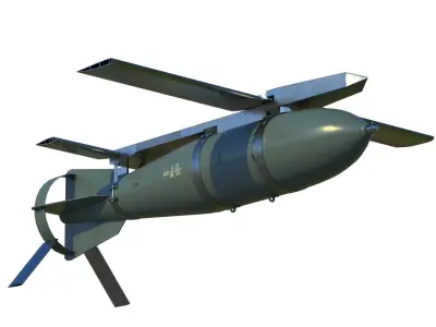 UMPK FAB 500 guided bomb 3D model