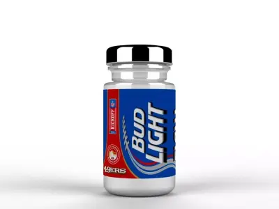 Bottle Rendering Free 3D model