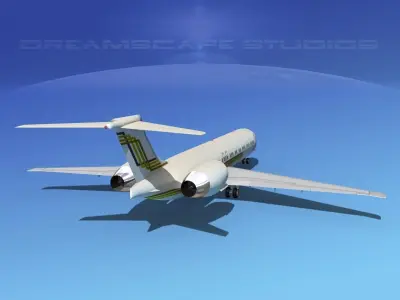 McDonnell Douglas MD-87 Corporate 11 3D model