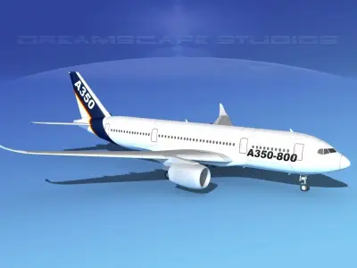 Airbus A350-800 Airbus 2 3D model