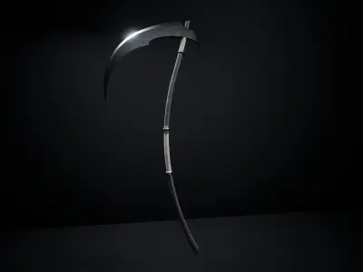Scythe Low-poly 3D model