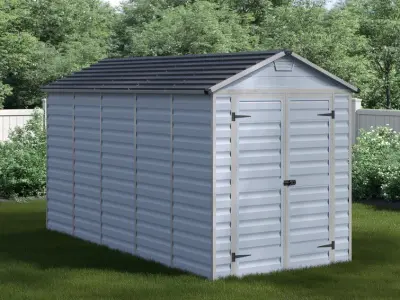Skylight Plastic Garden Shed 3D model