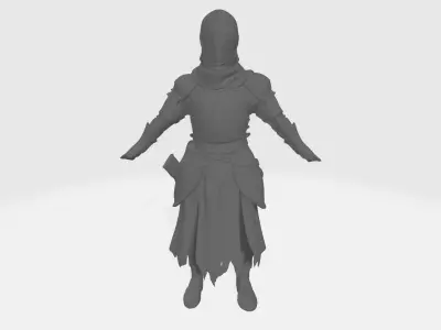 Knight ninja warrior 3D model