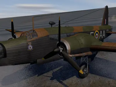 Vickers Wellington Mk-1C - RNZAF 3D model