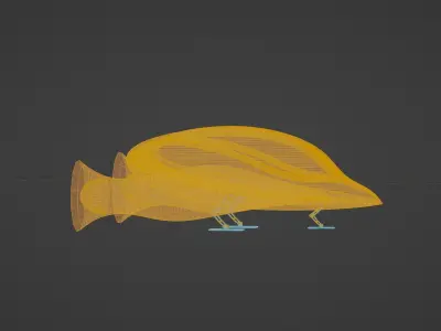 Star Sports Cruiser obj ply stl x3d mtl dae fbx blend UV Low-poly 3D model