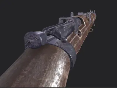 LEE Enfield MK3 - Asset Weapon Free low-poly 3D model