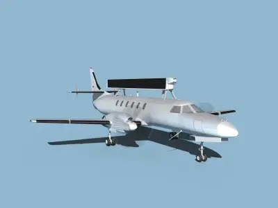 Swearingen RC-26B Condor Bear Metal 3D model