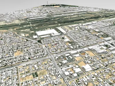 Dubai International Airport  3D model