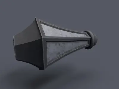 Stilyzed Kusarigama Low-poly 3D model