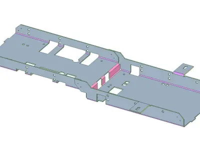 Sheet Metal Bracket Free 3D model