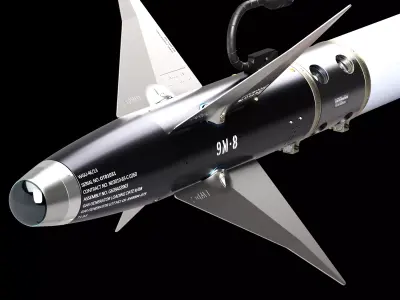 AIM-9L Sidewinder - Extreme Detail- 3D Print Ready 3D print model