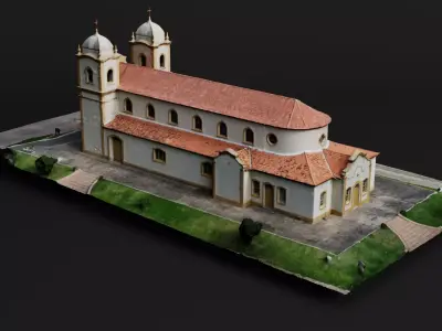 Brazilian Historic Church - Imbituba 3D Scan 3D model