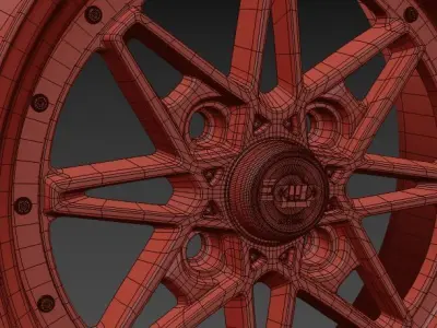 Work Equip 03 wheel 3D model