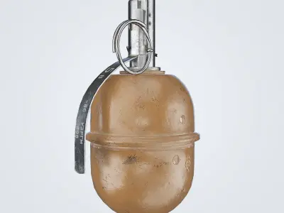 RGD-5 Grenade Low-poly 3D model