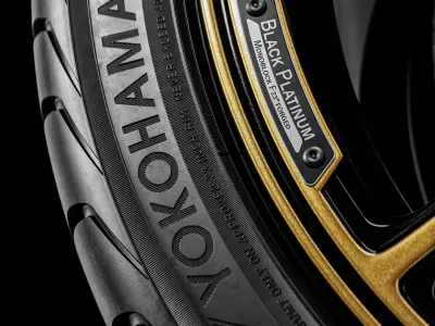 Yokohama Advan Sport V105 305 35 ZR23 111Y 3D model