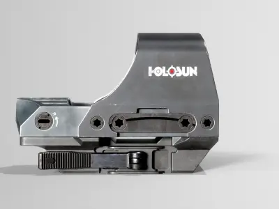Holosun 510C Red Dot Sight Low-poly 3D model