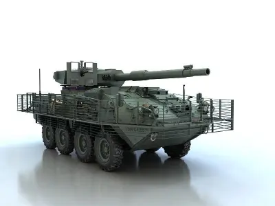 Stryker M1128 3D model