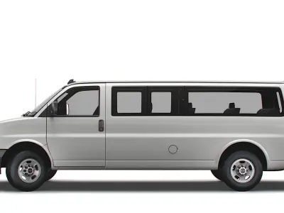GMC Savana Extended WB 2022 3D model