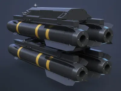 AGM-114 Hellfire 3D model