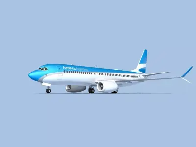 Boeing 737-8 Max Aerolineas Argentinas 3D model