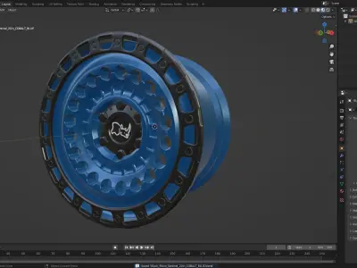 Black Rhino Sentinel Cobalt Blue 3D model