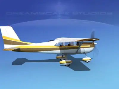 Cessna 175 Skylark V14 3D model