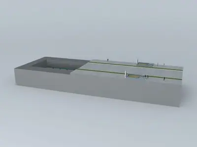 Bombardier Flexity Swift tram in Cologne 3D model