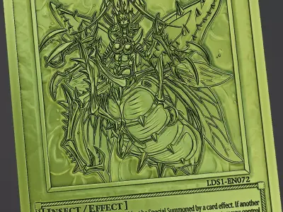 Metamorphosed Insect Queen - yu-gi-oh 3D print model