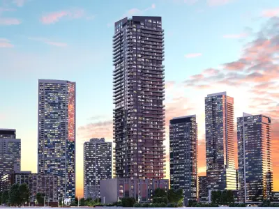 The King Blue Condominiums V1 3D model