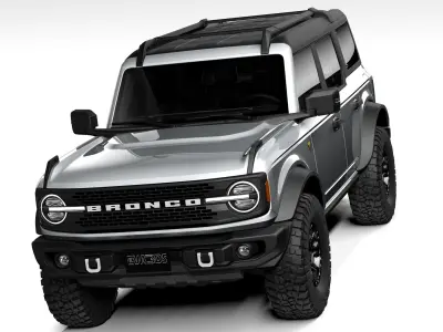 Ford Bronco Badlands 4door 2021 3D model purchase