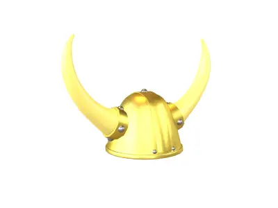 Viking Hat V1 008 Low-poly 3D model