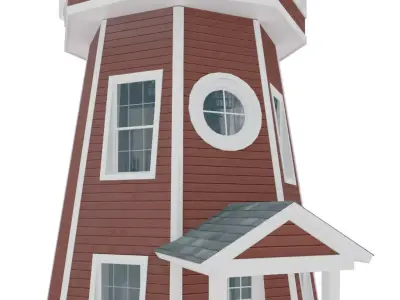 House-017-Lighthouse 3D model
