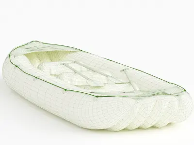 Inflatable Boat - Kayak Sevylor Tahiti HF K109 Style Low-poly 3D model