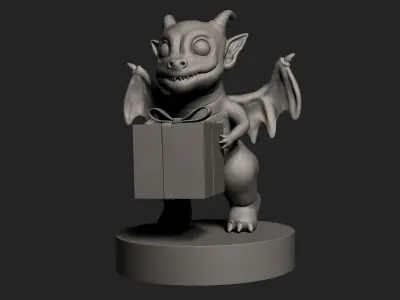 Little Dragon Low-poly 3D model