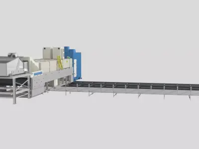Automatic Sorting and Screening Machine 3D model