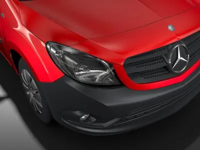 Mercedes Benz Citan Van L1 2017 3D model