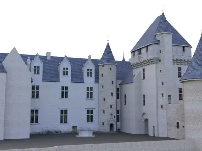 Chateau du Rivau 3D model