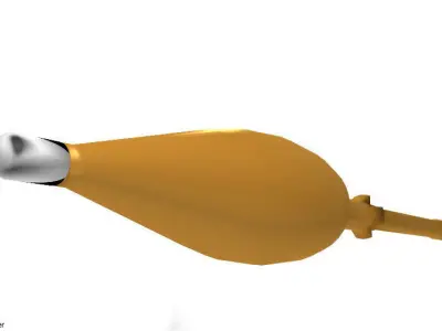 Rocket Launcher - Projectile - RPG PG 7VL 3D model