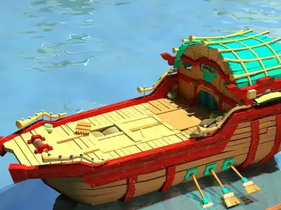 Boat 3D Model-22 3D model