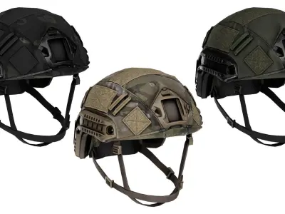 OPSCORE FAST XP BALLISTIC HELMET Low-poly 3D model