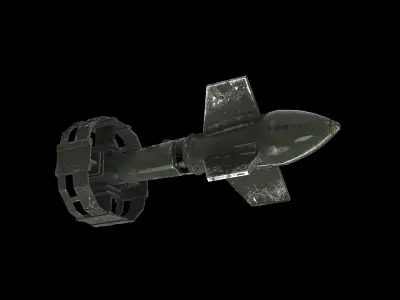 glide bomb 02 3D model