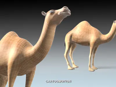 Adult Camel Free low-poly 3D model