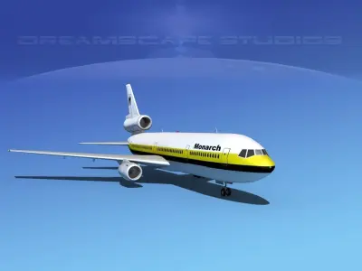 Douglas DC-10 Monarh 3D model