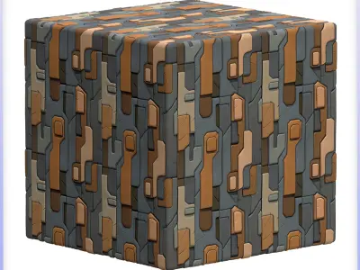 SciFi Seamless Texture Texture 85