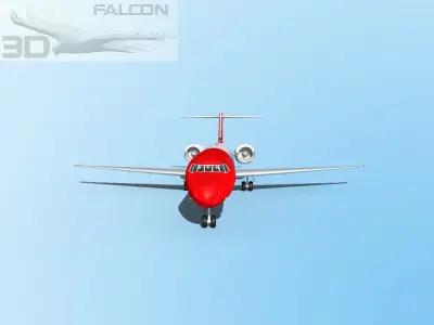 Falcon3D MD-80 Edelweiss 3D model