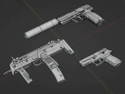 CS2 Whiteout Collection 3D model