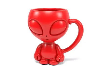Alien Mug 2 3D print model
